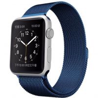 Ремешок миланская петля для часов Apple Watch 42/44mm Синий