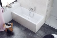 Акриловая ванна Excellent Pryzmat 200 Белая схема 2