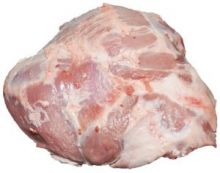 Свиная лопатка без кости (вакуумная упаковка) охлажденная  Россия от 5 кг