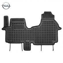 Коврики Opel Vivaro B от 2014  Передние 3-места в салон резиновые Rezaw Plast (Польша) - 1 шт.