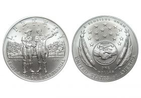 США 1 доллар 2004 года. 200 лет экспедиции Льюиса и Кларка P. UNC в капсуле