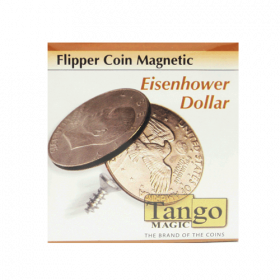 Magnetic Flipper Coin Eisenhower Dollar by Tango