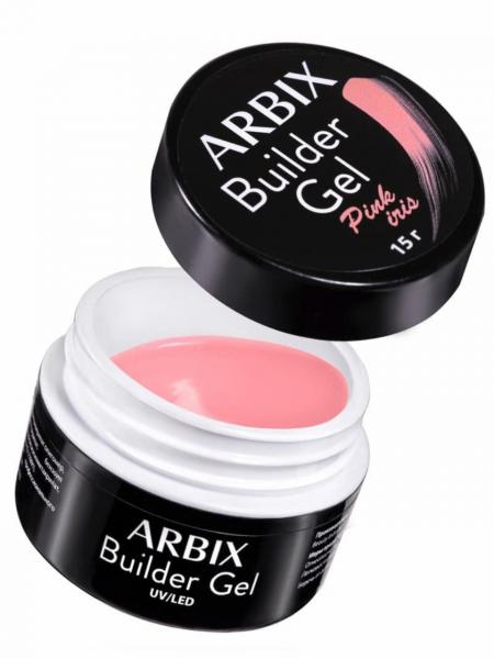 Arbix Builder Gel   "Pink Iris"  15 мл