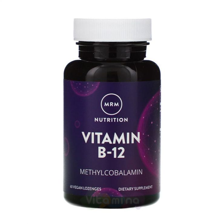 MRM Vitamin B12 Метилкобаламин, 60 пастилок