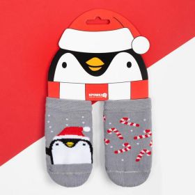 Набор новогодних носочков Крошка Я "Пингвин", 2 пары