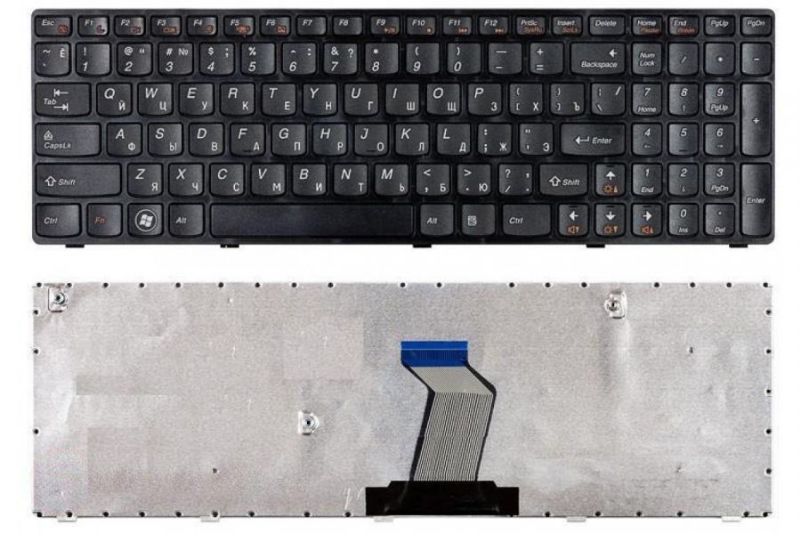 Клавиатура для ноутбука Lenovo Z560/Z570/... (black)