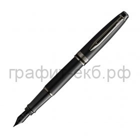 Ручка перьевая Waterman Expert DeLuxe Metallic Black RT F 2119188