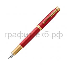 Ручка перьевая Parker IM Premium Red GT F318 перо нерж.сталь 2143650
