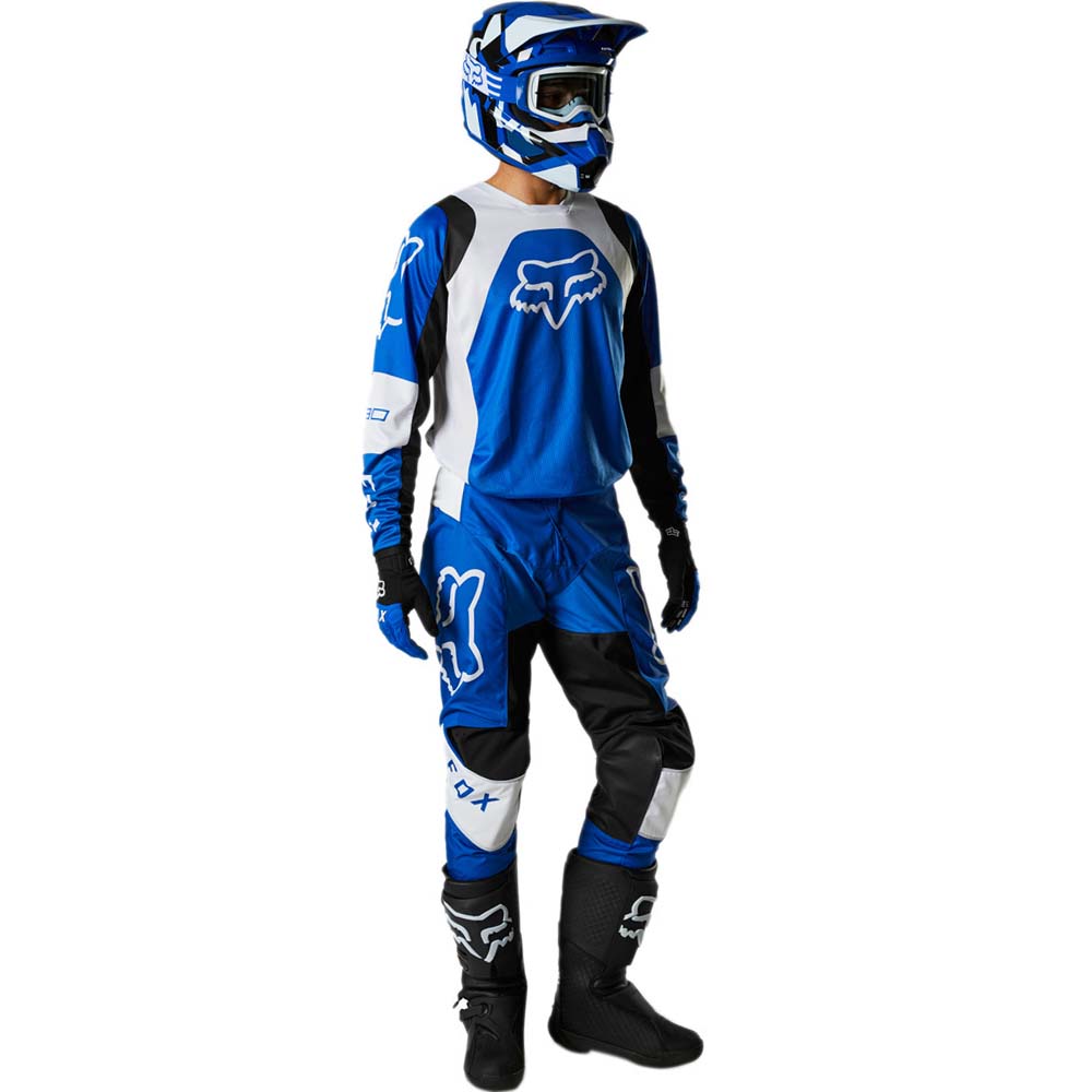 Fox 180 Lux Blue (2022) джерси и штаны для мотокросса