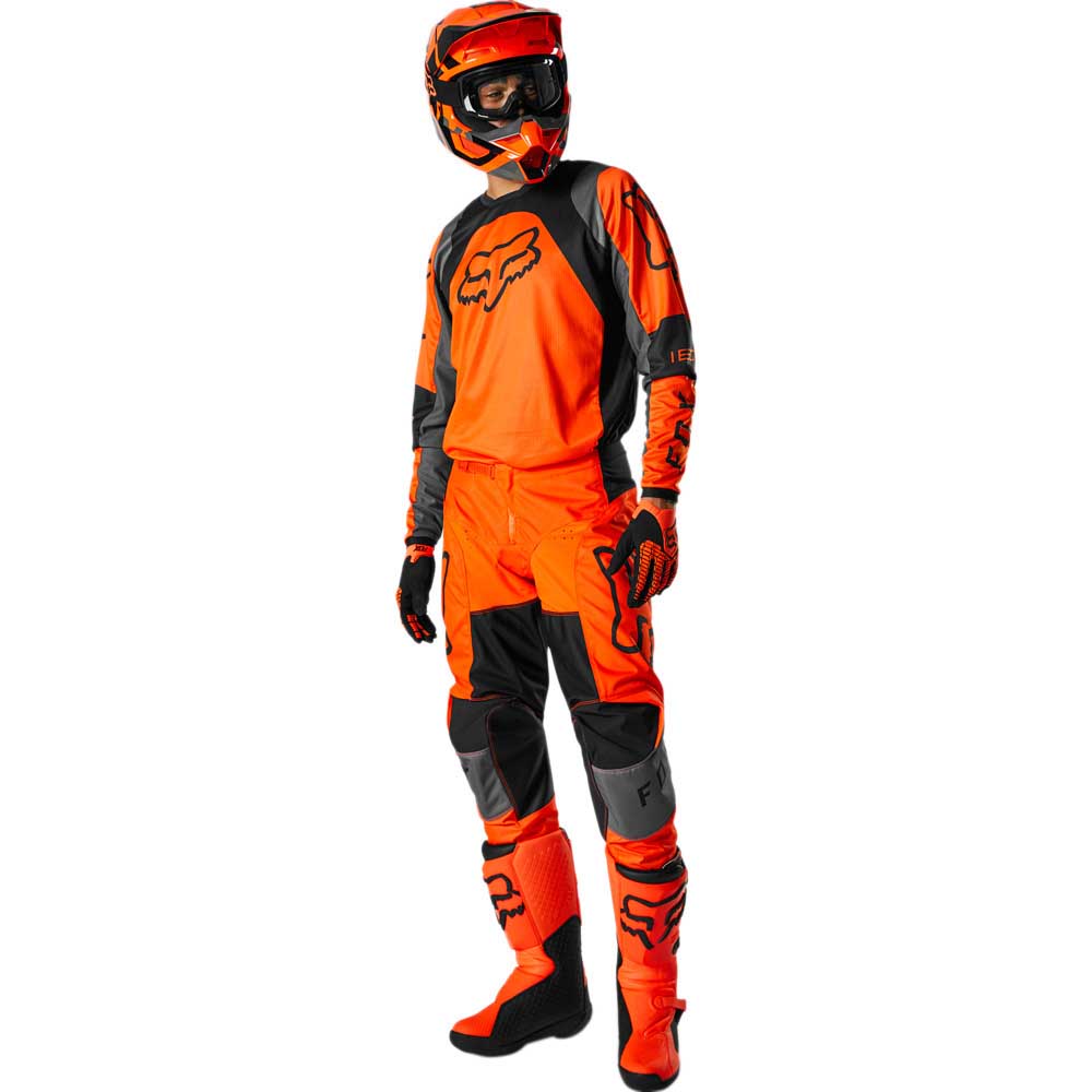 Fox 180 Lux Flo Orange (2022) джерси и штаны для мотокросса