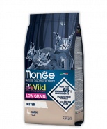 Monge Cat BWild LOW GRAIN Kitten Yизкозерновой корм из мяса гуся для котят (1,5 кг)