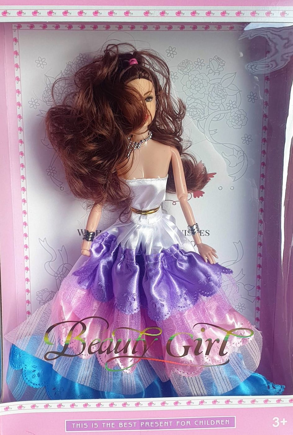 Кукла в бальном платье коллекционная подвижные суставы 29 см. Beauty Girl