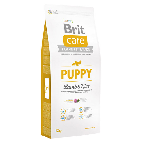 Сухой корм для щенков всех пород Brit Care Puppy Lamb с ягненком