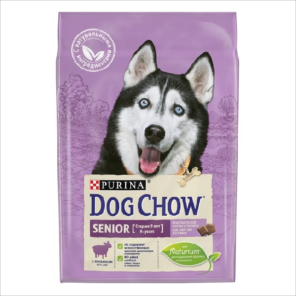 Сухой корм для пожилых собак PURINA Dog Chow Senior с ягненком