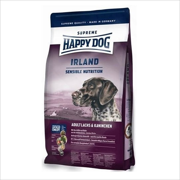 Сухой корм для собак Happy Dog Irland с лососем и кроликом