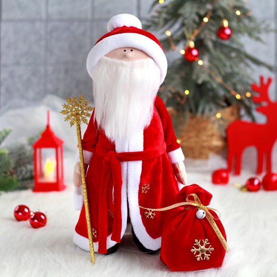 Как сшить на Новый Год костюм Деда Мороза по выкройке своими руками