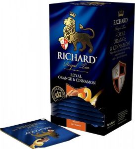 Чай черный в пакетиках RICHARD 25х2г Royal Orange/Cinnamon
