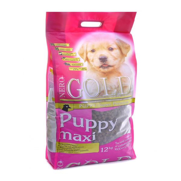 Сухой корм для щенков крупных пород Nero Gold Puppy Maxi Super Premium с курицей