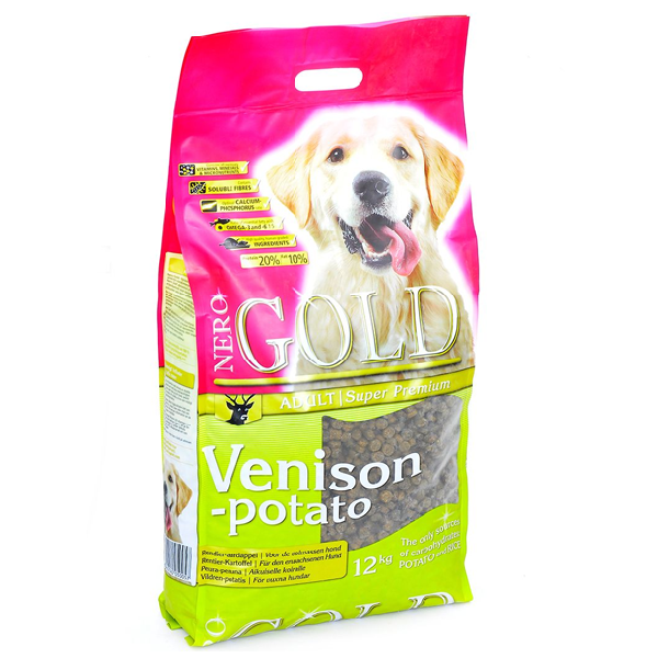 Сухой корм для собак Nero Gold Venison Super Premium с олениной
