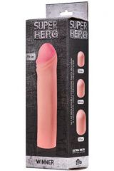 Насадка удлиняющая реалистичная Lola Toys Super Hero Winner из киберкожи