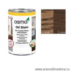 Цветные бейцы на масляной основе для тонирования деревянных полов Osmo Ol-Beize 3564 Табак 1 л Osmo-3564-1,0 15100832