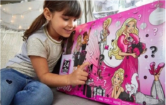 Адвент календарь Барби Mattel