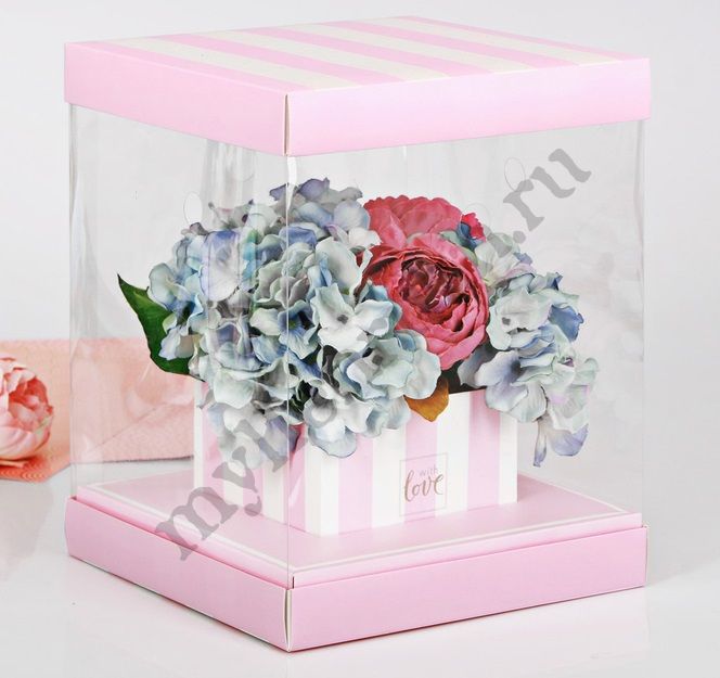 Коробка для цветов With Love