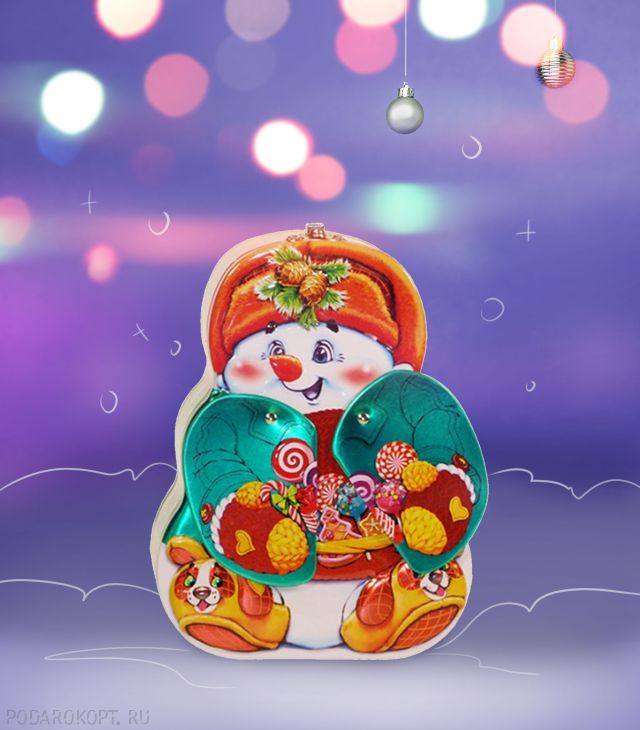 Набор новогодний "Весёлый снеговик"