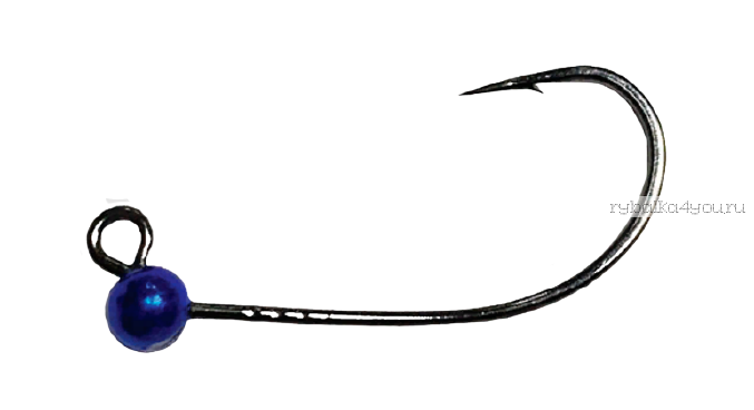 Вольфрамовые джиг-головки OnlySpin MG-3 №6/ 0,9г/ В упаковке: 3шт/ Цвет: синий