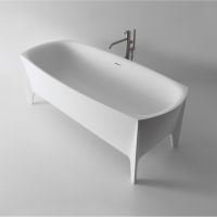 Отдельностоящая ванна Antonio Lupi Edonia на ножках 172х76 схема 3