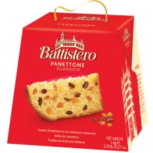 Кулич Панеттоне Battistero Классико с изюмом и цукатами - 1 кг (Италия)