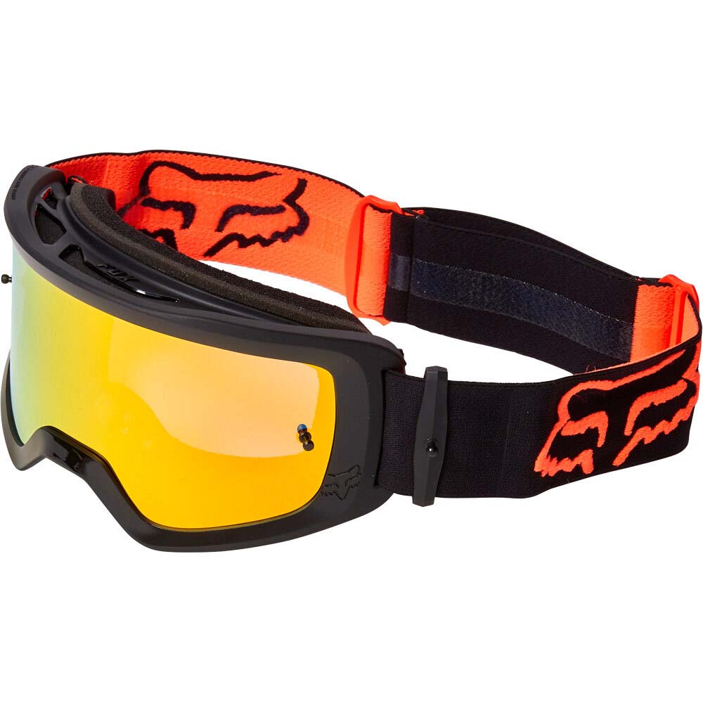 Fox Main Stray Spark Black/Orange (2022) очки для мотокросса