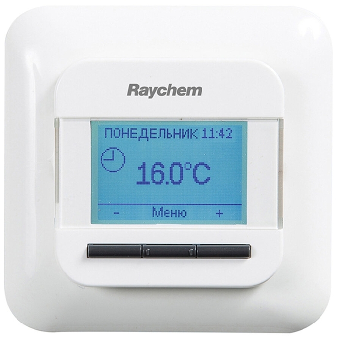 Электронный терморегулятор для теплых полов, программируемый Raychem NRG-DM 13 А/3000 Вт