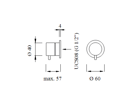 Термостатический смеситель для раковины Cea Design MILO360 MIL 42 ФОТО