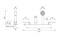Термостатический смеситель для ванны Cea Design LUTEZIA LTZ 34 схема 2