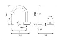 Нажимной смеситель для раковины Cea Design GIOTTO PLUS GIO 74 схема 2