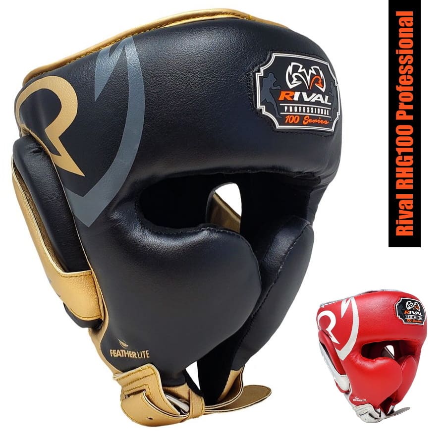 Боксерский шлем Rival RHG100 Pro - Black x Red