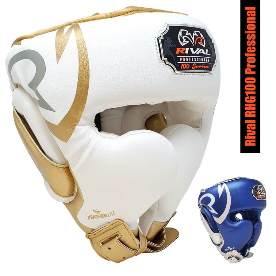 Боксерский шлем Rival RHG100 Pro - White x Blue