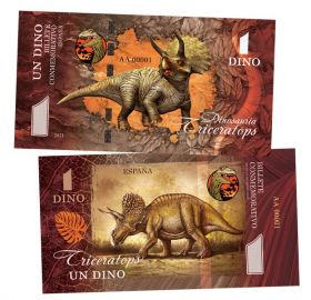 1 Dino - Spain.Dinosaurs.Triceratops (Трицератопс. Испания).UNC Oz ЯМ
