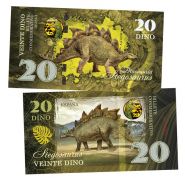 20 Dino - Spain.Dinosaurs.Stegosaurus (Стегозавр. Испания).UNC