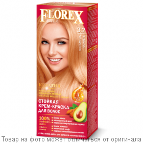 Краска для волос Florex-Super КЕРАТИН 3,2 Карамель, шт