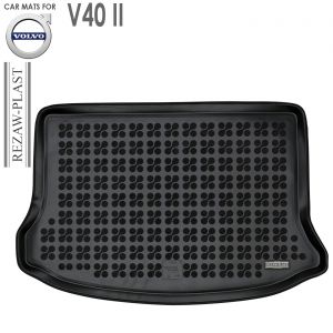 Коврик багажника Volvo V40 II резиновый Rezaw Plast - арт 232918 черный