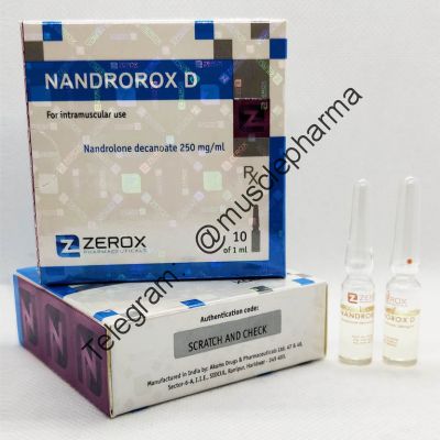 Nandrorox D (ДЕКАНОАТ). ZEROX. 250 мг/мл. 1 амп * 1 мл.
