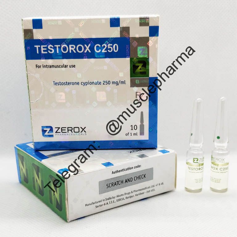 Testorox C250 (ЦИПИОНАТ). ZEROX. 1 амп * 1 мл.
