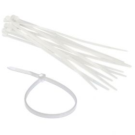 Стяжки кабельные пластиковые 4*400, белые