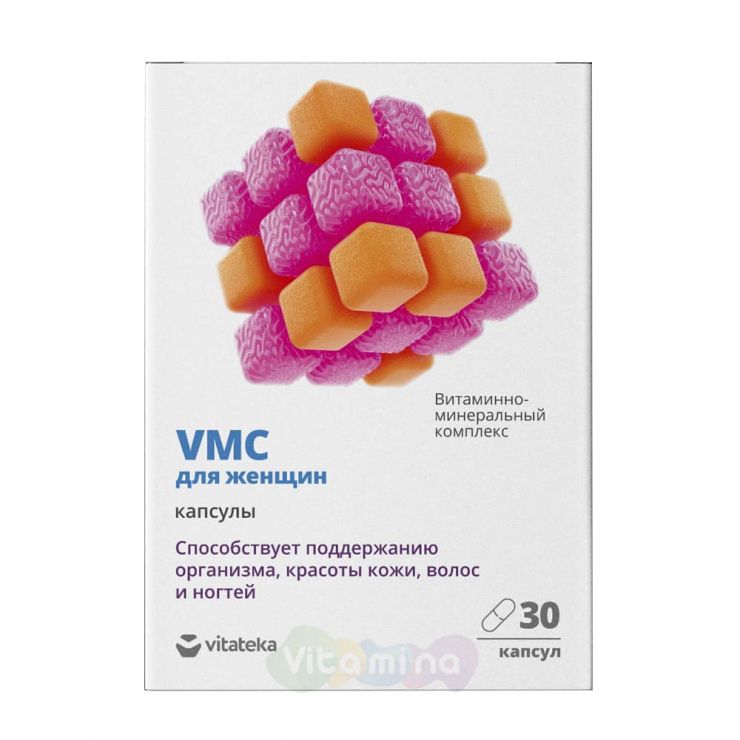 Витатека Витаминно-минеральный комплекс VMC для женщин, 30 капс
