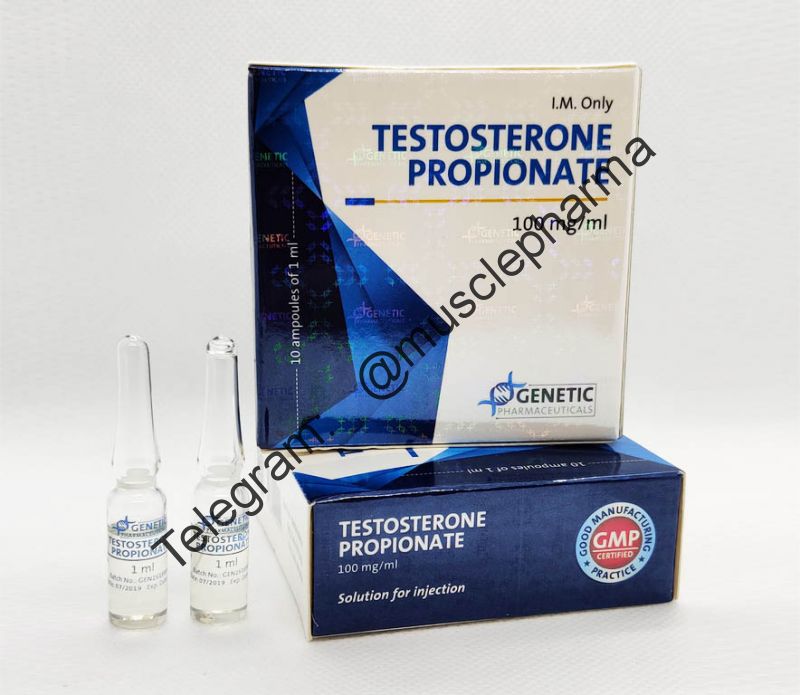 Testosterone Propionate (ПРОПИОНАТ). Genetic. 1 амп * 1 мл.