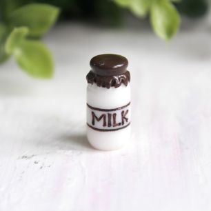 Кукольный аксессуар - Бутылочка молока 2 см
