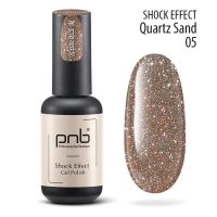 Гель-лак светоотражающий #05 PNB Shock Effect , 8мл (Quartz sand)