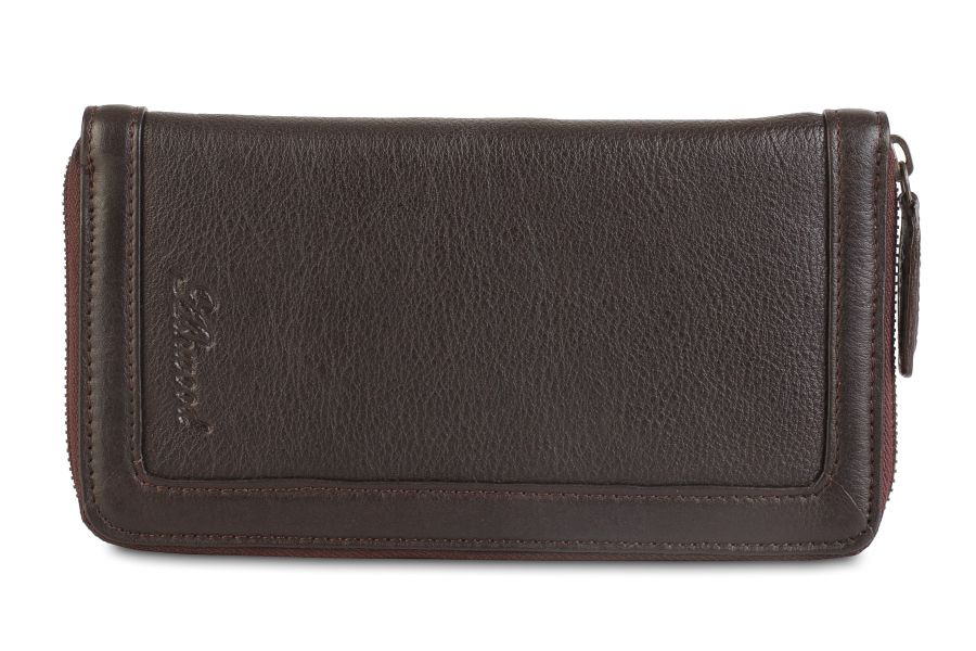 Кожаный мужской клатч Ashwood Leather Travel Wallet